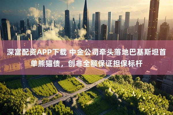 深富配资APP下载 中金公司牵头落地巴基斯坦首单熊猫债，创非全额保证担保标杆